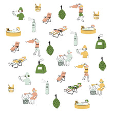 画像をギャラリービューアに読み込む, syvä sauna ユニセックス 半袖Tシャツ
